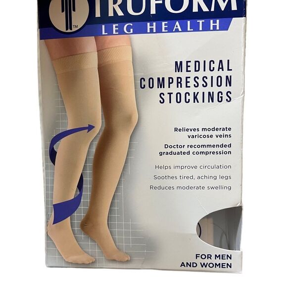 New in Open Package Truform‎ Medical Compression Stockings Beige 2XL - Picture 5 of 7